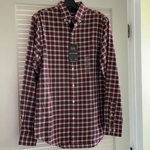 Van Heusen Men’s Long Sleeve Plaid Shirt - small